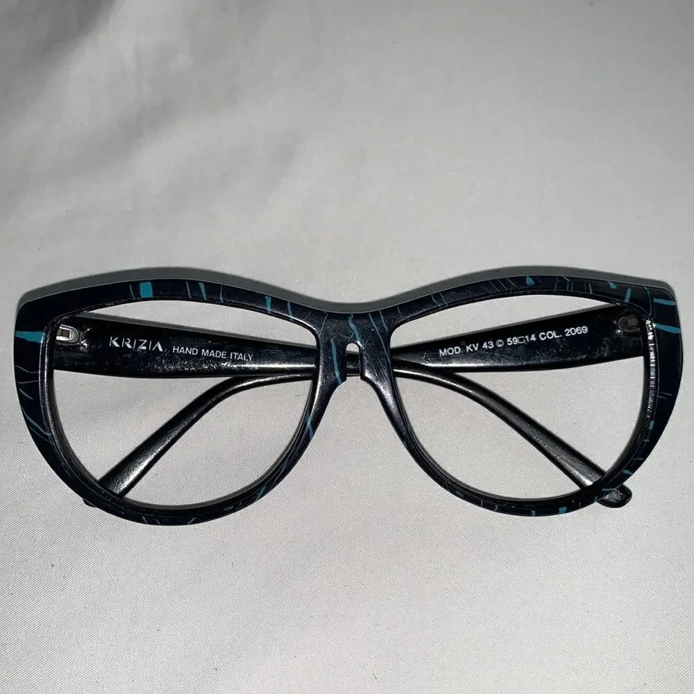 Krizia made in Italy glass frame
